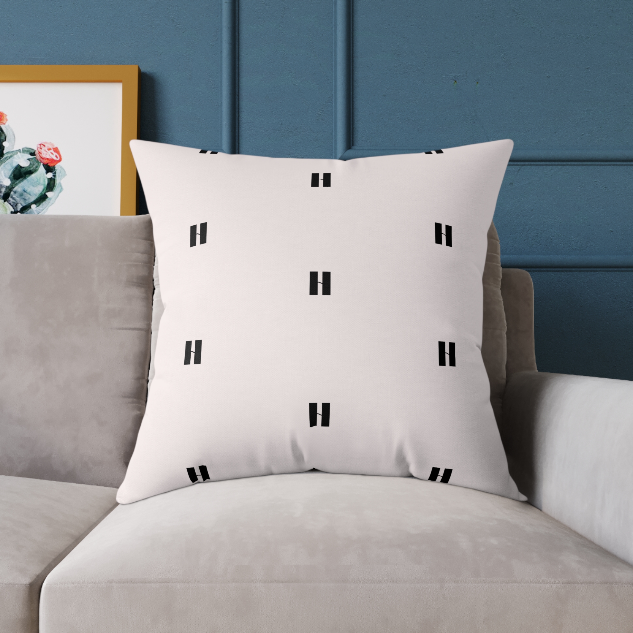 Vibrant 'Hopayola' Square Poly Canvas Pillow - Image 19