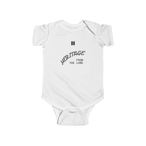 Heritage From The Lord Baby Bodysuit, "Psalm 127:3" Infant Onesie