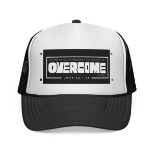 Inspirational Trucker Cap | Overtime Quote | Adjustable Hat for Daily Motivation, Gift for Sports Lovers, Faith-Based Accessory