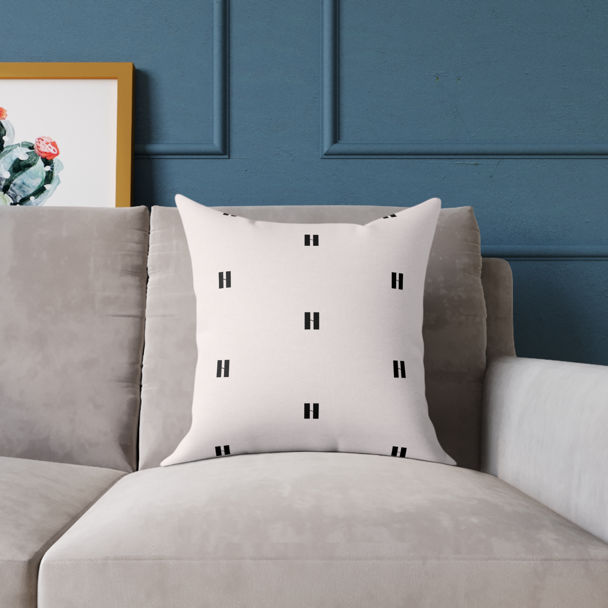Vibrant 'Hopayola' Square Poly Canvas Pillow - Image 7