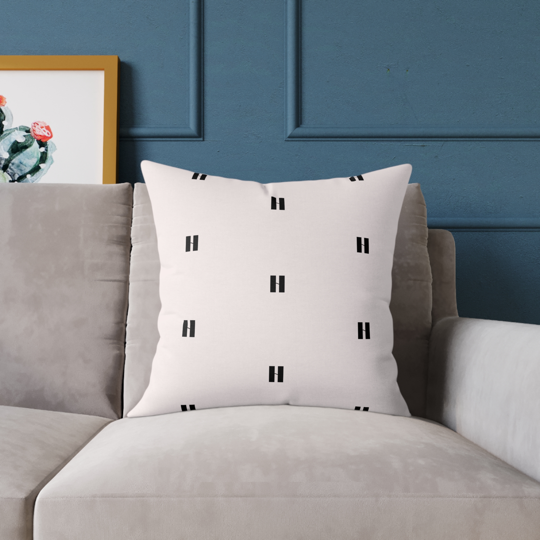 Vibrant 'Hopayola' Square Poly Canvas Pillow - Image 11
